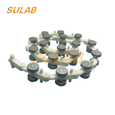 سلسلة دوران سلم كهربائي Xizi Otis XAA332DS مع درابزين 17 قسمًا وخطوة 50.5 مم مصنوعة من PA66+30%GF