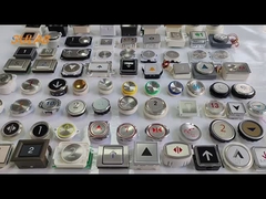 زر المصعد مع خط برايل زر المصعد من الفولاذ المقاوم للصدأ عالية الجودة P366060B112G11L922