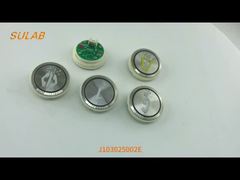 عرض زر مصعد SJEC Brand J103025002E مع ضوء أحمر وأزرق وضمان لمدة عام تجريبي