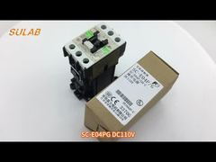 موصل Fuji Electric SC-E04PG-110VDC IEC مع عرض ملف تيار مقنن 18 أمبير ثلاثي الأقطاب و110 فولت تيار مستمر