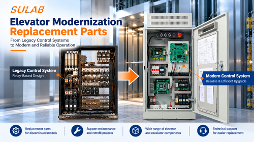 أحدث أخبار الشركة عن Elevator Modernization & Replacement Parts | SULAB