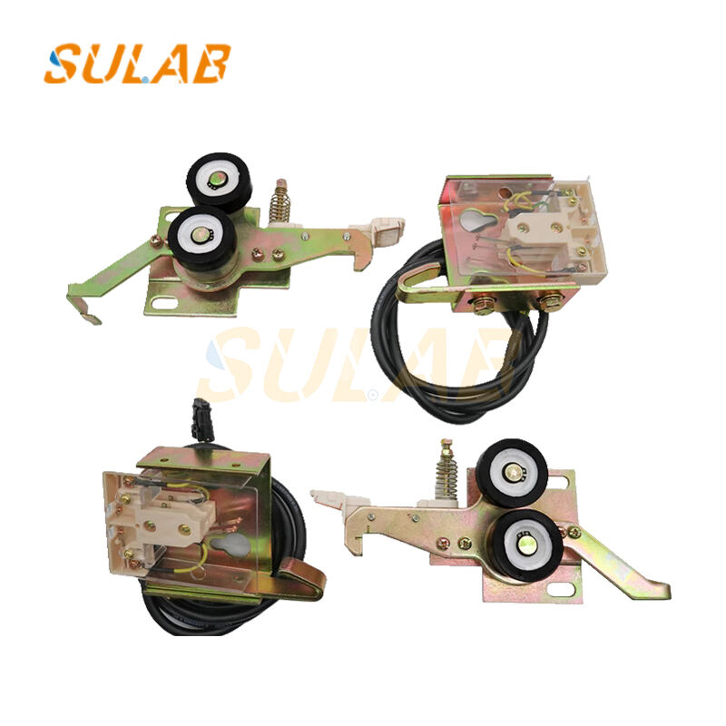 Elevator Door Lock Device with Dual Protection Mechanical Locking and Electrical Verification for Secure Elevator Operation