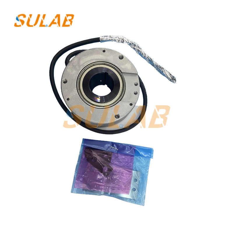 Elevator Rotary Encoder with Variable Frequency Speed Control Safety Logic Execution and Status Monitoring for Elevator Doors