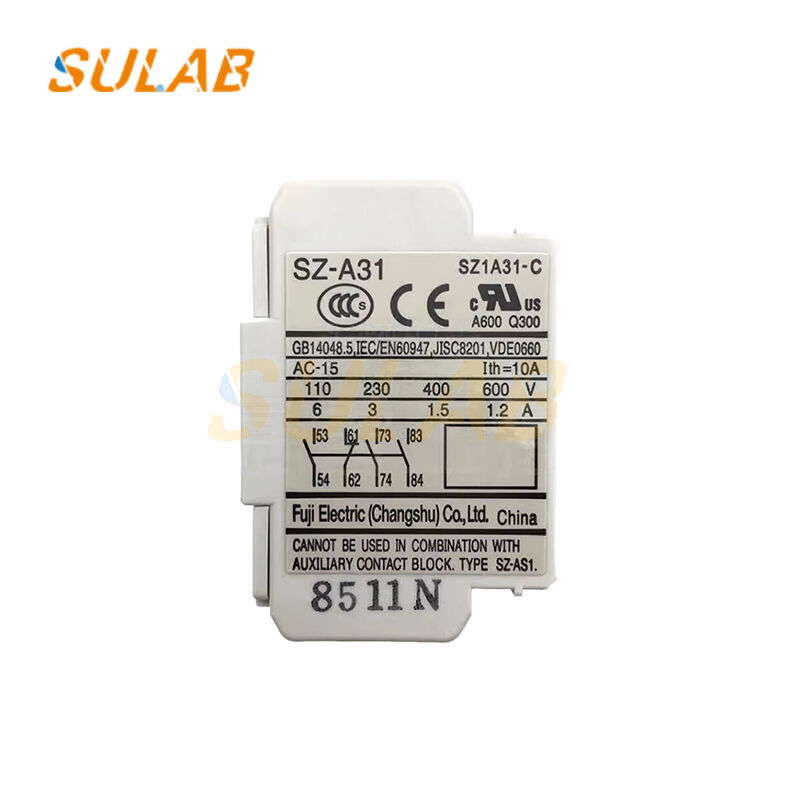  Elevator Auxiliary Contactor Elevator AC Contactor Elevator Accessories Auxiliary Contact Block SZ-A31