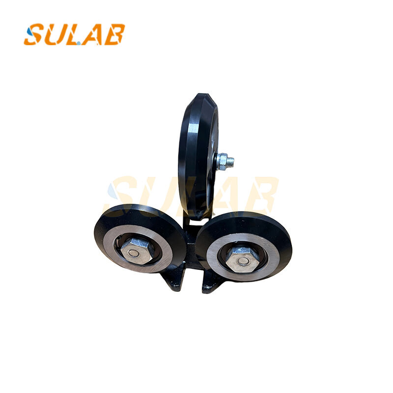 Complete Roller Guide Shoe Set High Wear Resistance Elevator Spare Parts with Shock Absorption and Easy Installation