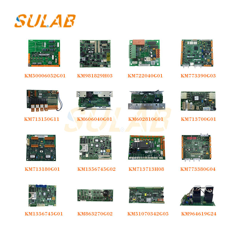 KM806910G02 F2KHLAW Cabin Indicator PCB Board with Built-in Speaker High-Brightness Digital Display and Flame-Retardant PCB for Elevator Car