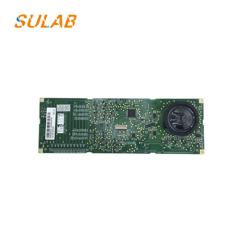 KM806880G02 Dot Matrix Landing Display Board with Amber LED Built-in Loudspeaker and CAN Bus Communication for KONE Elevators