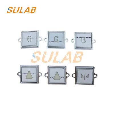 KONE 863223H03 زر المصعد الصلب المقاوم للصدأ مع ضوء مؤشر LED وسطح قابل للتخصيص