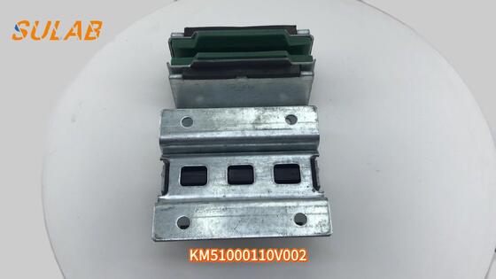 حذاء توجيه منزلق لمصعد Kone مع بطانة بوليمر منخفضة الاحتكاك وإطار فولاذي مجلفن للسكك الحديدية 9 مم / 10 مم / 16 مم