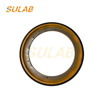 Otis 587mm قطر عجلة الاحتكاك المقاومة للارتداء المقاومة للنزول محرك القيادة لقطع الغيار للمسير