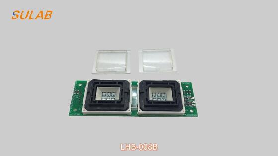MITSUBISHI مصعد مربع زر الضغط مع اتصالات سبائك الفضة وإشارة LED لـ GPS-II Series LHB-008B